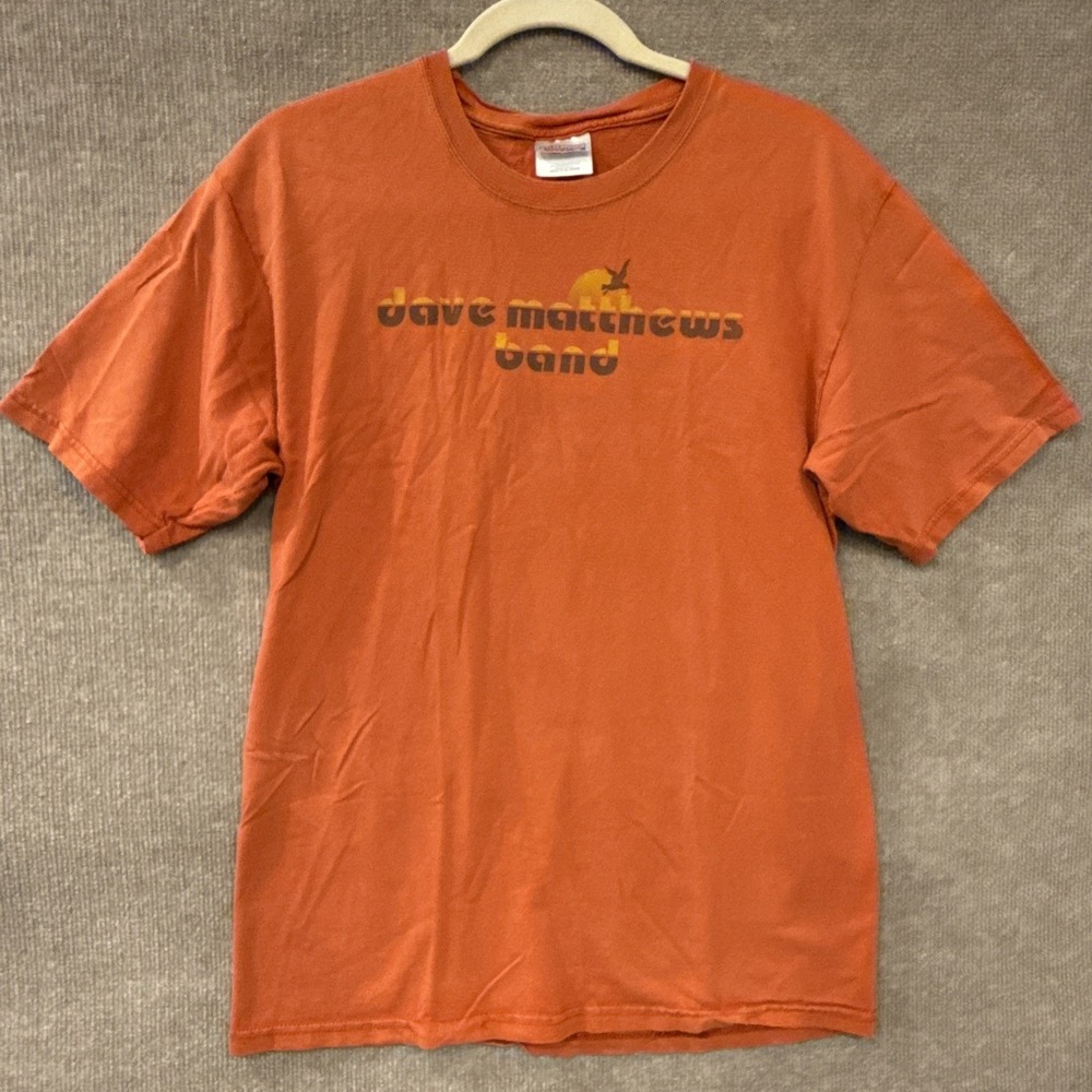 Vintage Dave Matthews Band DMB Tour Orange Birds T Shirt 90s Y2K SZ Med GUC